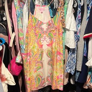 Lilly Pulitzer silk shift dress size S